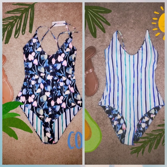 Other - Plus Size Reversible One Piece (2 in 1 Design)